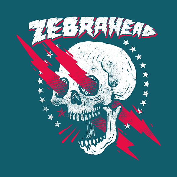 Zebrahead - Lightning Skull - Killerartworx